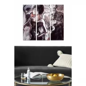 Image of MDF119307076 Multicolor Decorative MDF Painting (3 Pieces)