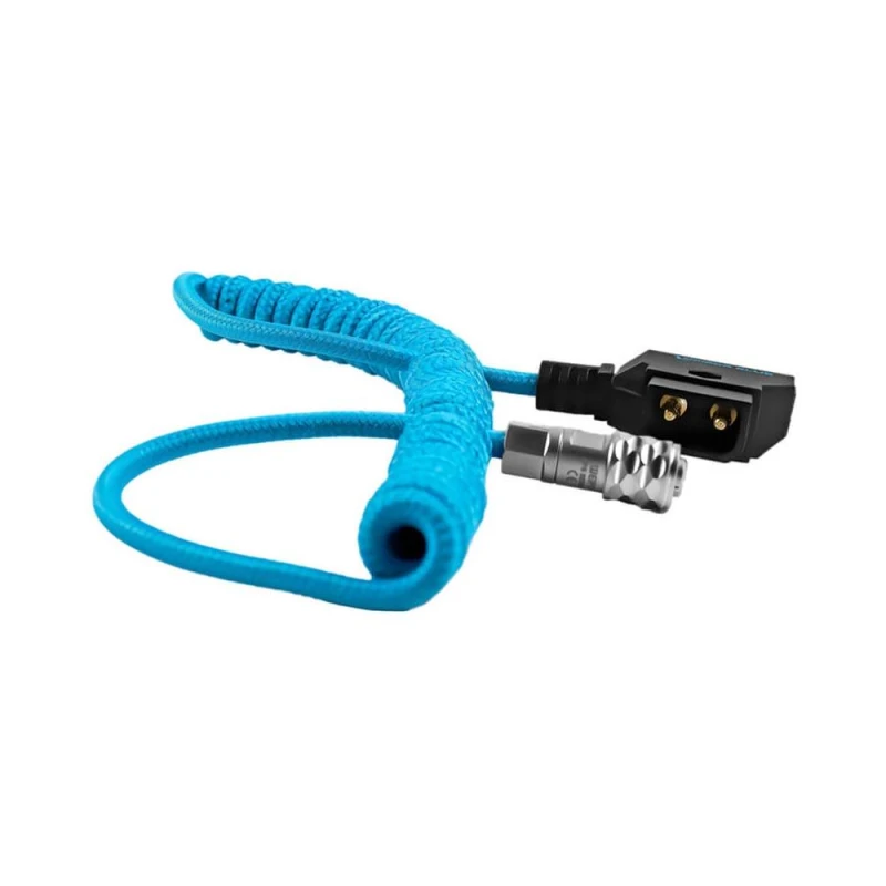 Image of Kondor Blue D-Tap to BMPCC Coiled 16-50" Cable Blue