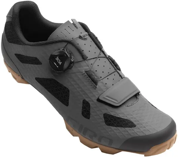 Image of Giro Rincon Mens Mountain Bike Shoes 43 DARK SHADOW/GUM