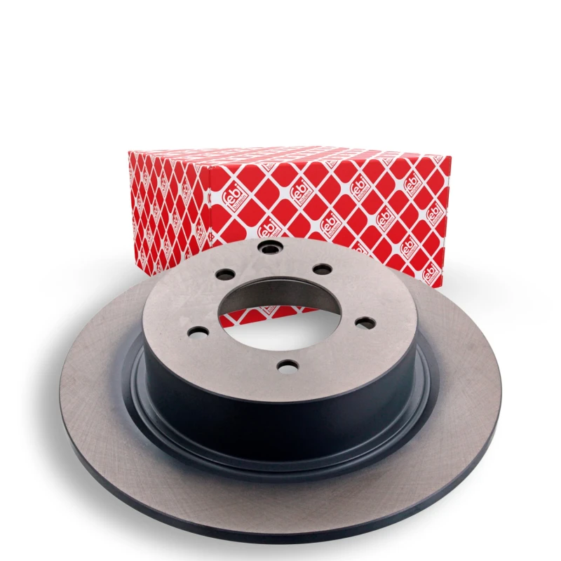 Image of FEBI BILSTEIN 44056 Brake disc Rear Axle, Solid, Coated Brake Disc (82)