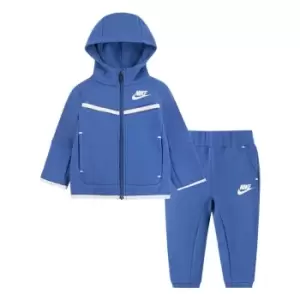 Image of Nike Tech Fleece Set Bb99 - Blue