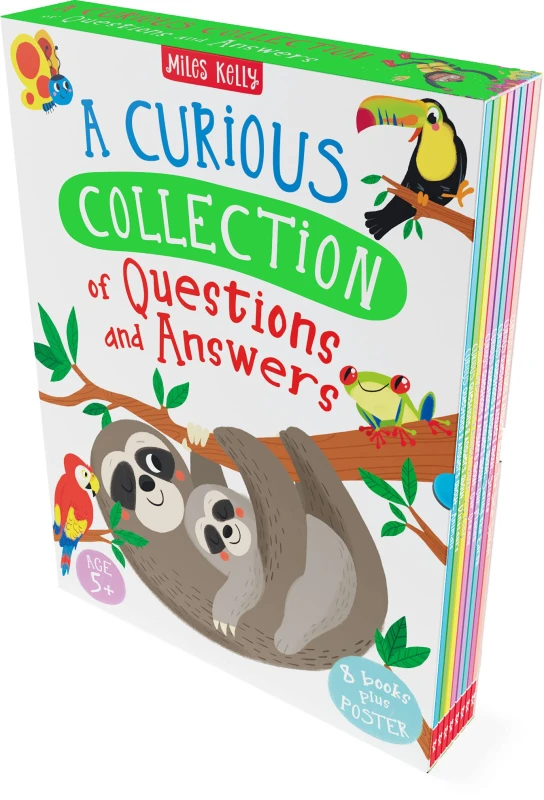 Image of A Curious Collection of Questions and Answers 8 Books Collection Box Set Paperback Miles Kelly Publishing Ltd Books