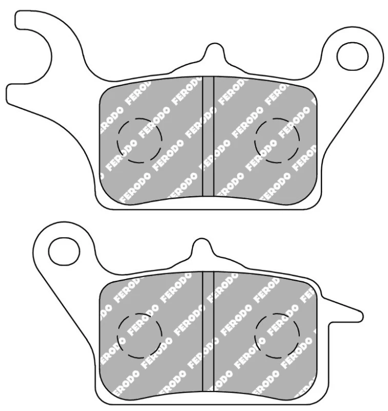 Image of FERODO FDB2297EF Brake pad set Front Axle Brake Pad Set,disc brake (402)