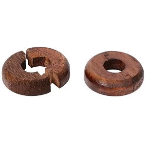 Image of Vitrex Real Wood Pipe Surrounds Dark Oak - Pack of 2
