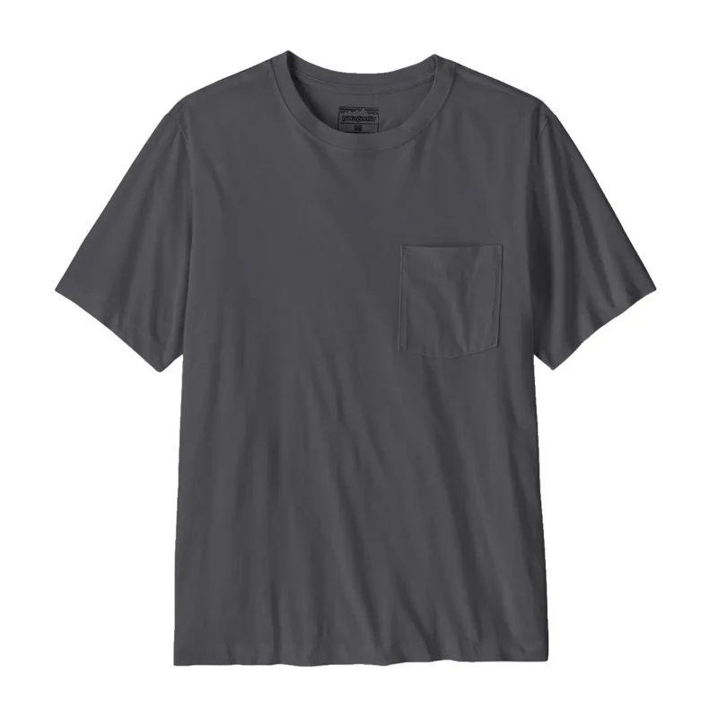 Image of T-Shirt with pocket Patagonia Daily Gris Male S