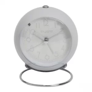 Image of WILLIAM WIDDOP Blush Pink Metal Alarm Clock