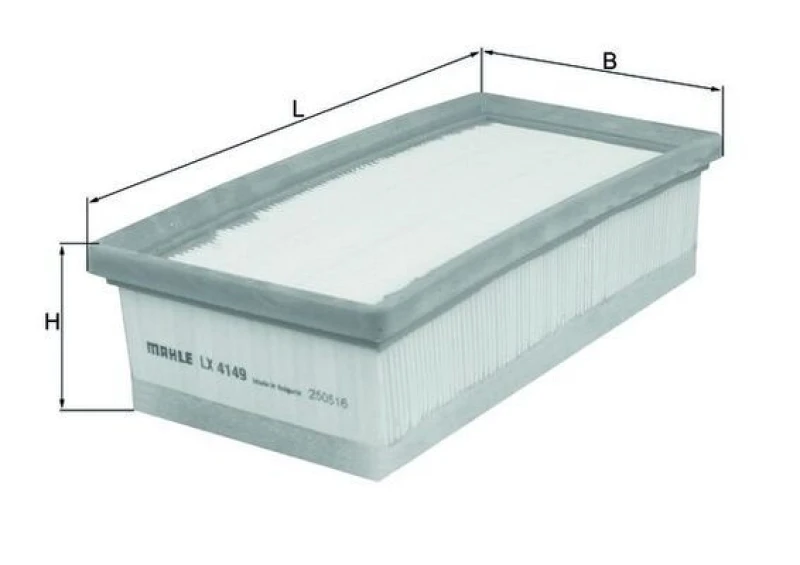 Image of Air filter MAHLE LX 4149