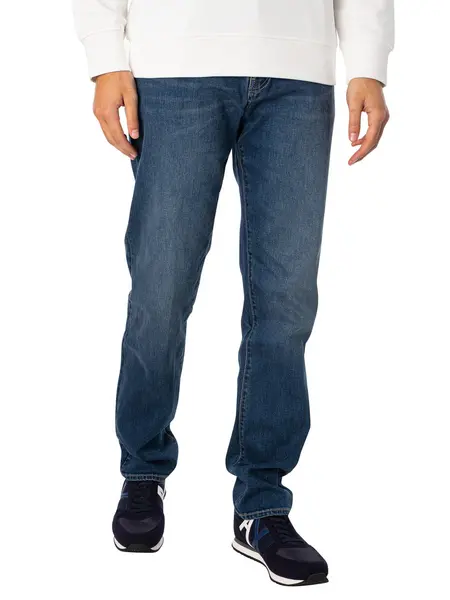 Image of Armani Exchange Slim 5 Pocket Jeans Indigo Denim 30W x 32L