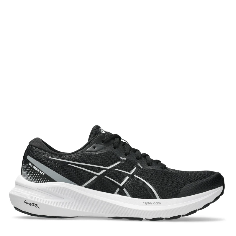 Image of Asics Womens Gel Phoenix 13 Everyday Stable Road Running Shoes Black / Gravel female 8 (42)