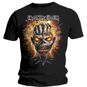 Image of Iron Maiden - Eddie Exploding Head Unisex Large T-Shirt - Black