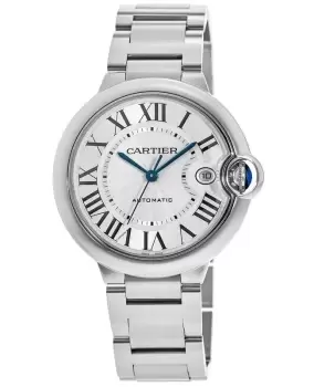 Image of Cartier Ballon Bleu 40mm Automatic Silver Dial Steel Mens Watch WSBB0040 WSBB0040
