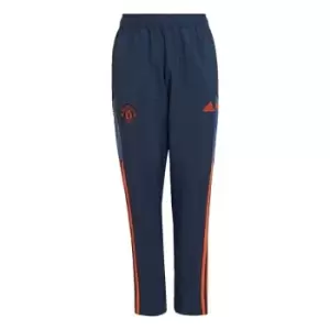 Image of adidas Manchester United Condivo 22 Presentation Tracksui - Blue