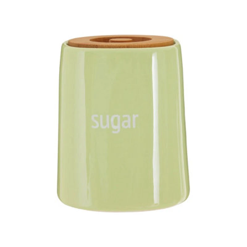 Image of Premier Housewares Maison by Premier Fletcher Ceramic Sugar Canister Green