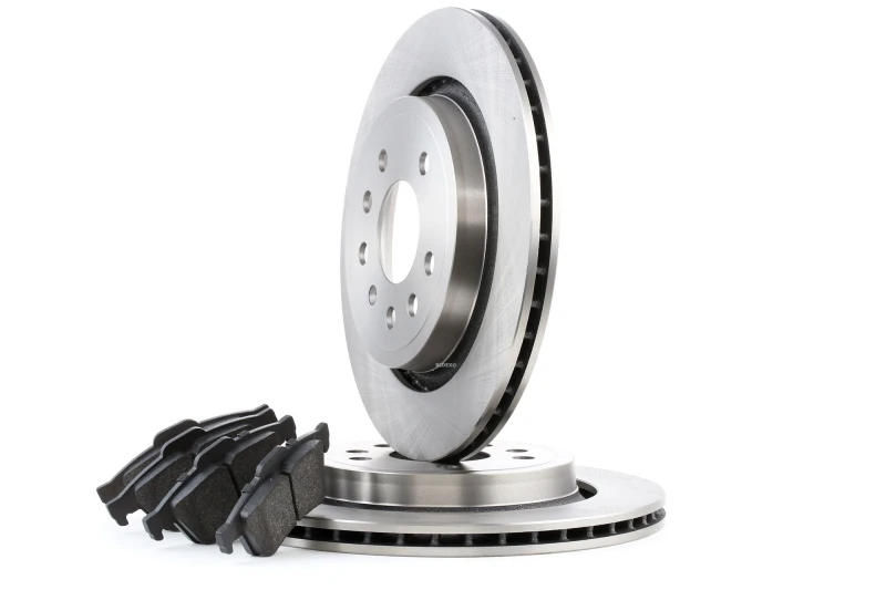Image of RIDEX 3405B0273 Brake disc and pads set Rear Axle, Brake Disc Type: Vented Brake Set,disc brakes (3405)
