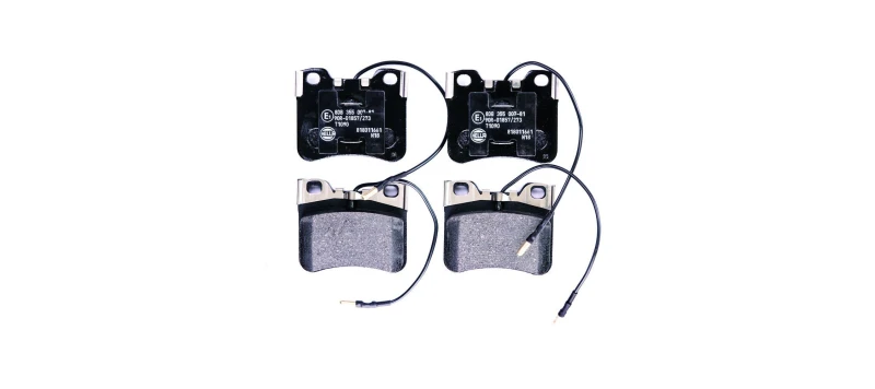 Image of HELLA Brake pad set HELLA 8DB 355 007-811