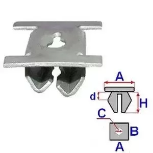 Image of ROMIX Nut OPEL,FIAT C60370 1355845080,51747309