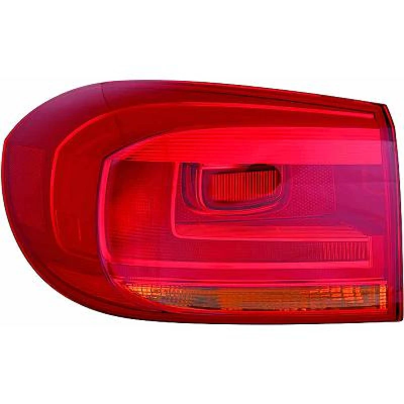Image of DIEDERICHS 2255290 Rear light Outer section, without bulb holder, Right, H21W Combination Rearlight (391)