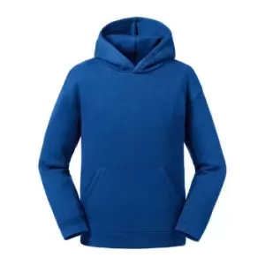 image of Russell Kids/Childrens Authentic Hooded Sweatshirt (7-8 Years) (Bright Royal)