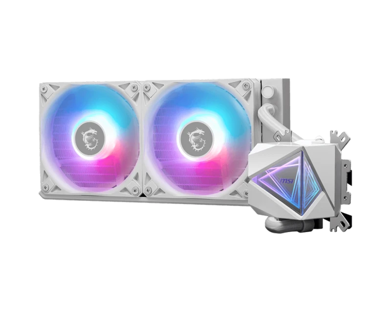 Image of MSI MAG CORELIQUID I240 AIO INTEL AMD LIQUID COOLER - WHITE