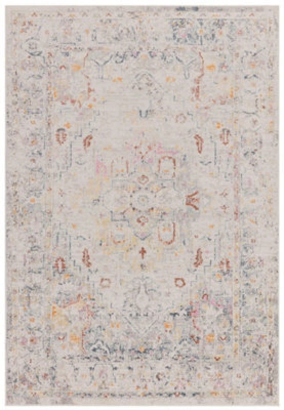 Image of LORD OF RUGS Lord Of Rugs - Flores Laleh FR08 Traditional Classic Bordered Persian Floral Vintage Rug in Multi Large 160x230cm (5'3'x7'7') FLRE160230