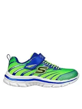 Image of Skechers Nitrate Trainer, Green, Size 1.5 Older