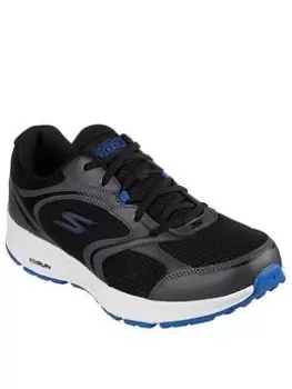 Image of Skechers Go Run Consistent Lace Up Trainer, Black, Size 7, Men