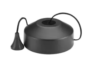 Image of KnightsBridge 1-way 10-150W (5-100W LED) Trailing edge pull cord dimmer switch - anthracite