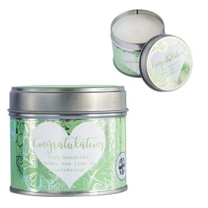 Image of Said With Sentiment Congratulations Scented Candle 150g
