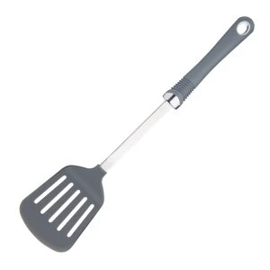 Image of KitchenCraft Professional Nylon Slotted Turner with Soft-Grip Handle 36 cm