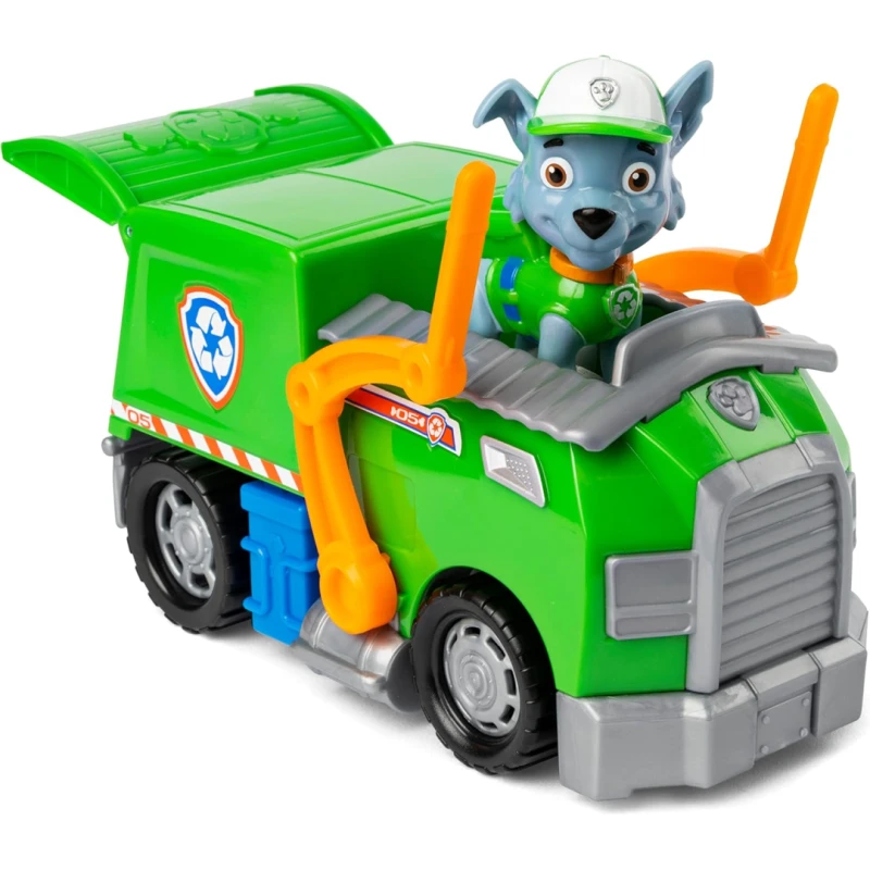 Image of Paw Patrol Recycle Truck and Mini Character Figure - Rocky