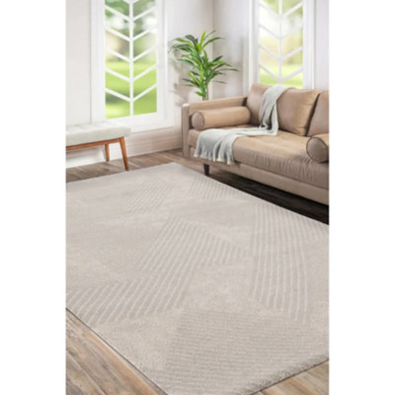 Image of Homemaker Solero Deco Rug Natural Berber Rugs 120x170cm Cream 72028769125