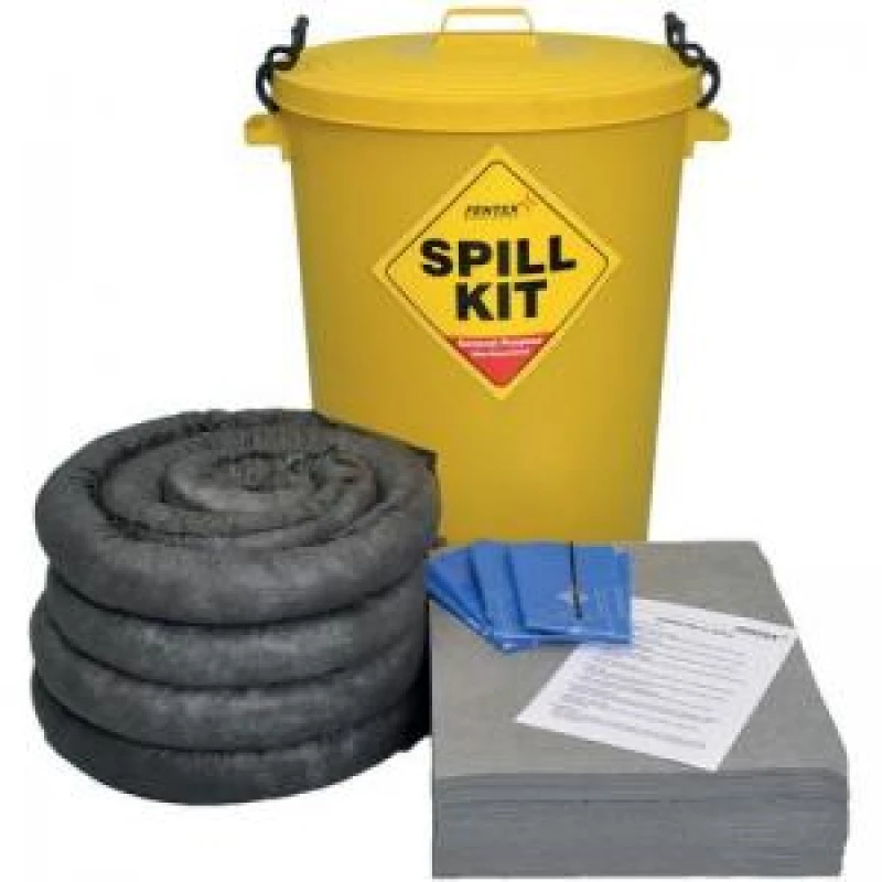 Image of Slingsby Slingsby Spill Kit 90 Litre Plastic Drum General Purpose - 396001 396001