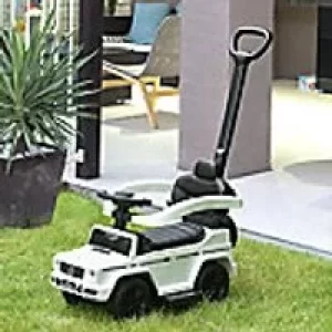 Image of Homcom Benz G350 Ride-On Push Along Car White
