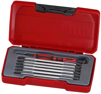 Image of Teng Tools TM708 8pc Mini Mega Drive Screwdriver Set 7x Dbl End Blades