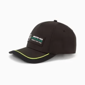 Image of Womens PUMA Mercedes F1 Baseball Cap, Black, size Adult, Accessories