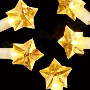 Image of Robert Dyas 20 Battery Operated LED Star Lights - Warm White