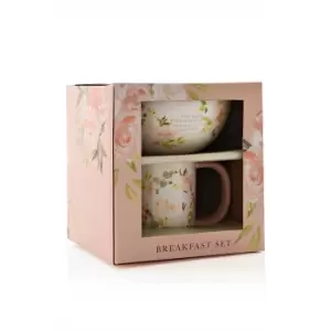 Image of Peaches and Cream Mum Breakfast in Bed Set