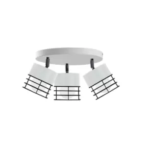 Ohio Ceiling Spotlight Clusters White, Black, 32cm, 3x E27