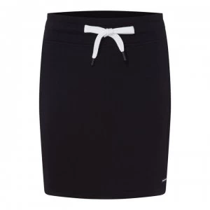 Image of DKNY Solid Logo Skirt - Black
