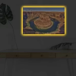 Image of 4570DHDACT-014 Multicolor Decorative LED Lighted Canvas Painting