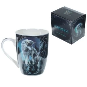 image of Wolf Guidance Lisa Parker Designed New Bone China Mug