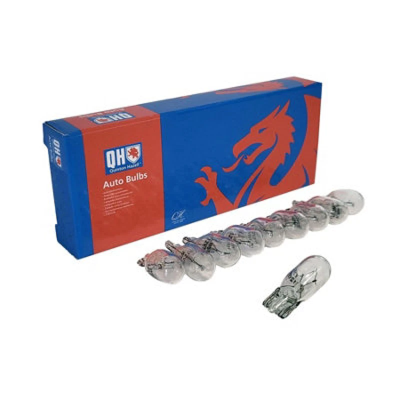 Image of 10X Quinton Hazell Car Vehicle Replacement 12V 5W Capless Bulb Qbl501 Fits Fiat