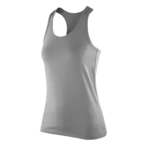 Image of Spiro Womens/Ladies Impact Softex Sleeveless Fitness Vest Top (M) (Cloudy Grey)