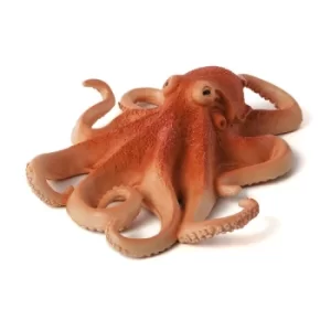 image of ANIMAL PLANET Mojo Sealife Octopus Toy Figure, Three Years and Above, Orange (387275)