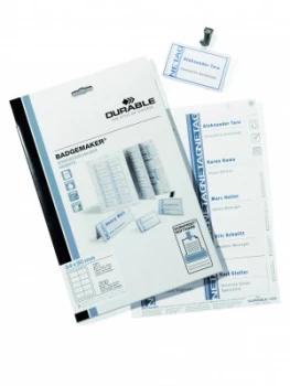 Image of Durable Badgemaker 200 Inserts 54x90mm 145502 Pack of 200