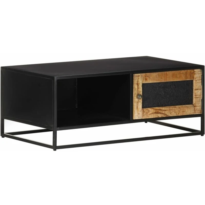 Image of VIDAXL Coffee Table 90x50x35cm Rough Mango Wood vidaXL 8720286142448