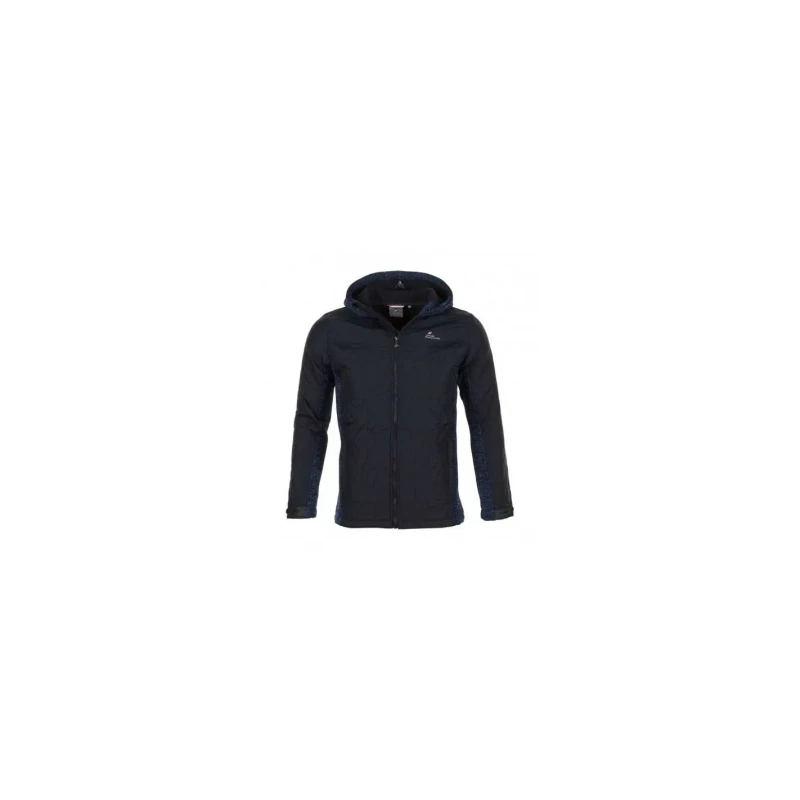 Image of Quilted fleece jacket Peak Mountain Cava Bleu Male 2XL