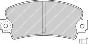 Image of Ferodo FDB114 Brake Pad Set Rear Axle Premier Car