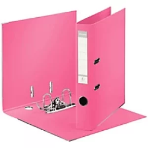Image of Esselte No. 1 Solea Lever Arch File Polypropylene A4 50 mm Red Pack of 10