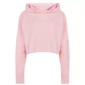 image of Hugo Dangaya Crop Hoody - Pink